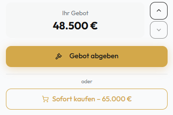 Auction bidder engagement features dashboard